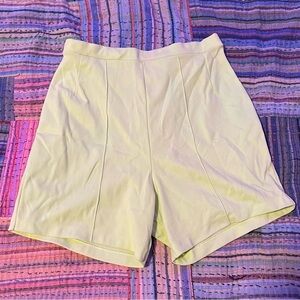 VINTAGE High Waist Neon Nylon Shorts